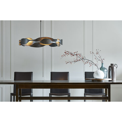 Waves 6 Light 34.2 inch Ink Pendant Ceiling Light